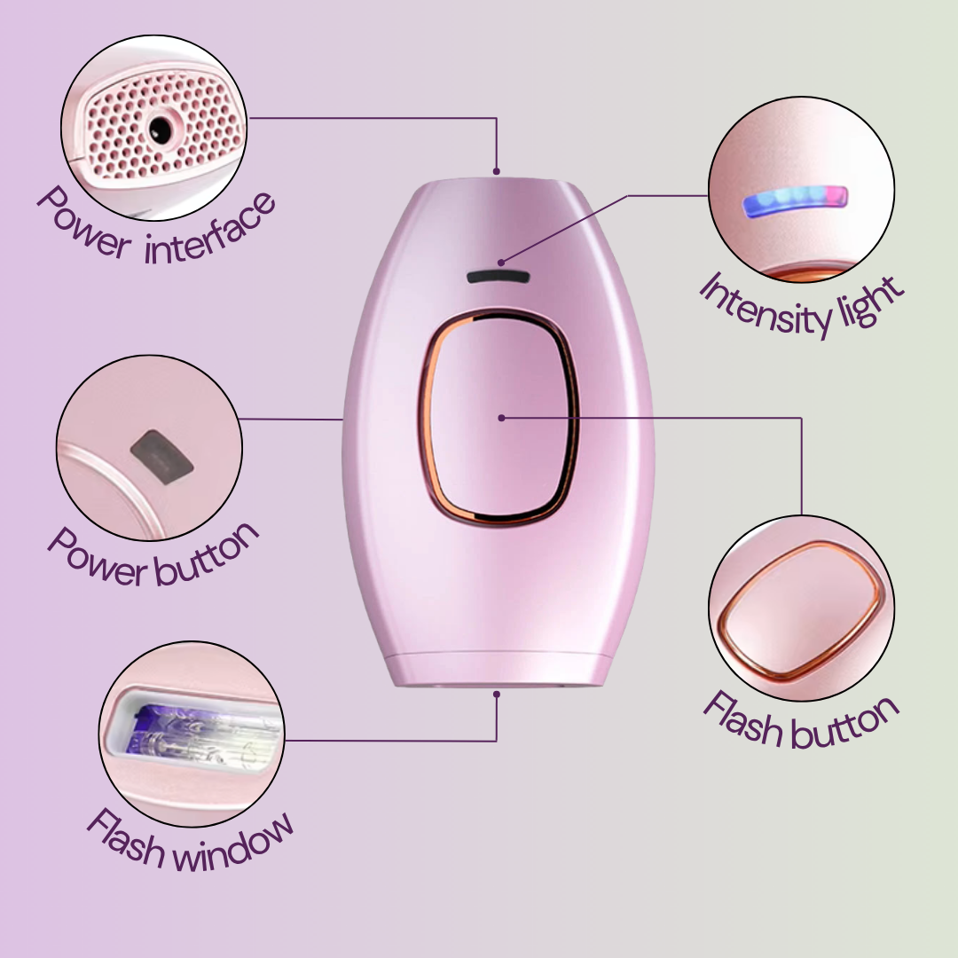 Laser hair removal device at home