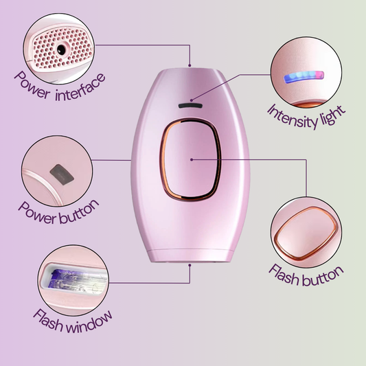 Laser hair removal device at home