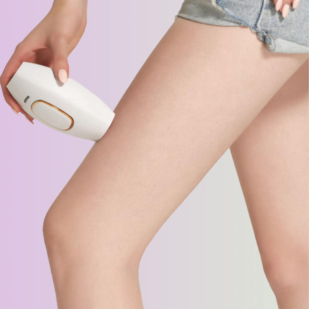 Laser hair removal device at home