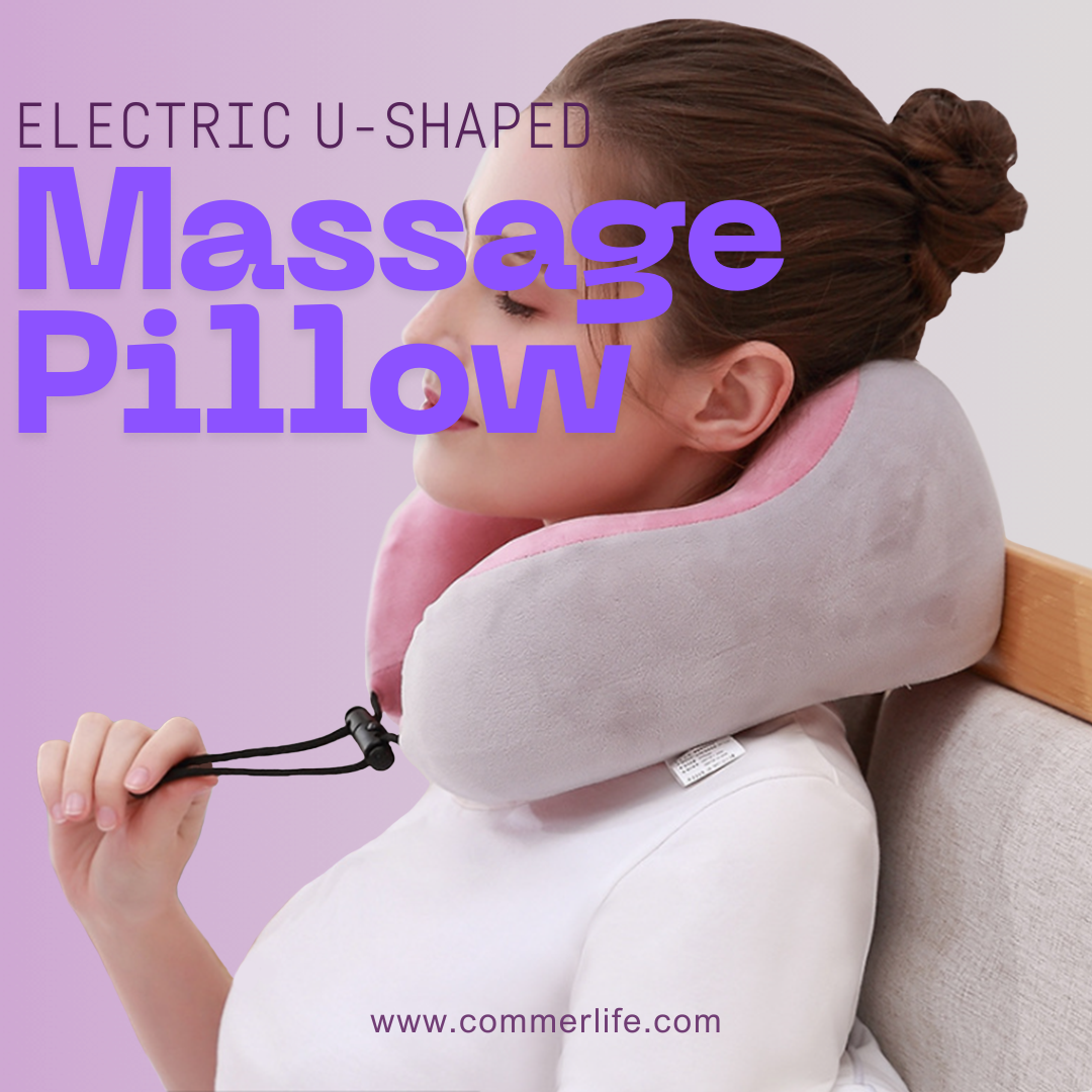 Electric U-Shaped Massage Pillow