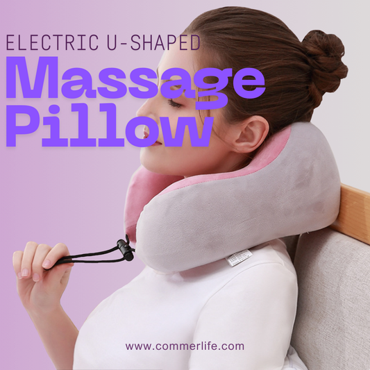 Electric U-Shaped Massage Pillow