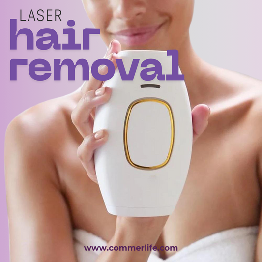 Laser hair removal device at home