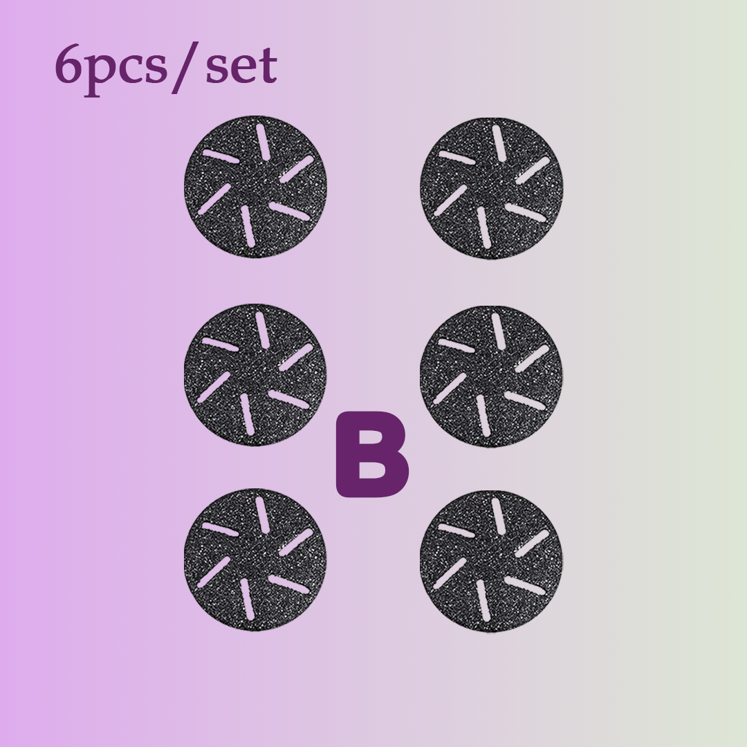 Replacement sandpaper disk for Electric foot callus remover 6pcs/set